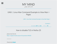 Tablet Screenshot of mymind.ir